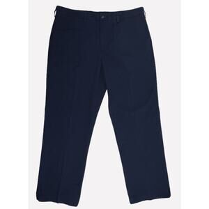 Croft & Barrow Pants Mens 40 Blue Straight Leg Flat Front Essential Chino